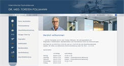 Desktop Screenshot of dr-pollmann.de